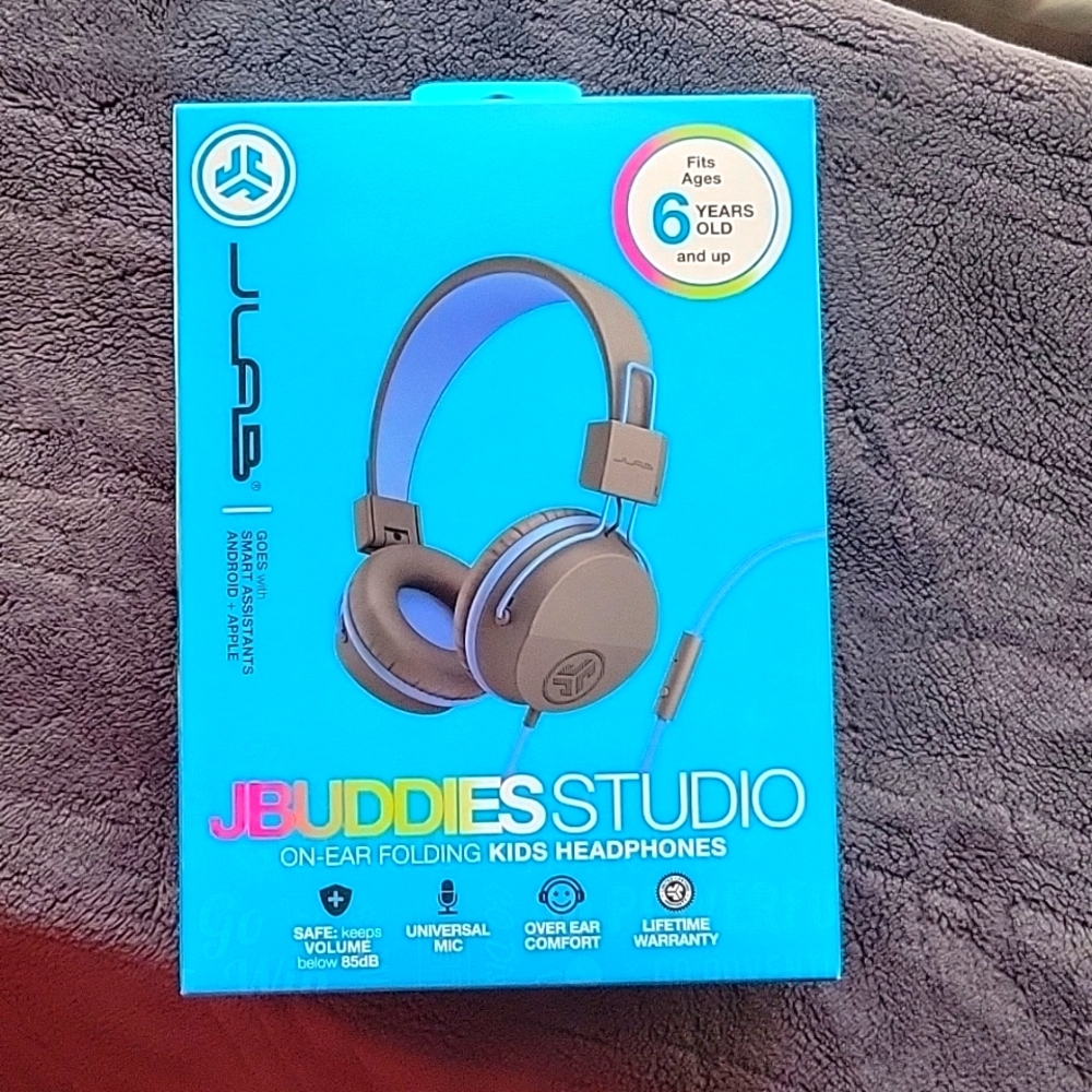 NIB JLAB JBuddies Studio On-Ear Folding Kids Headset